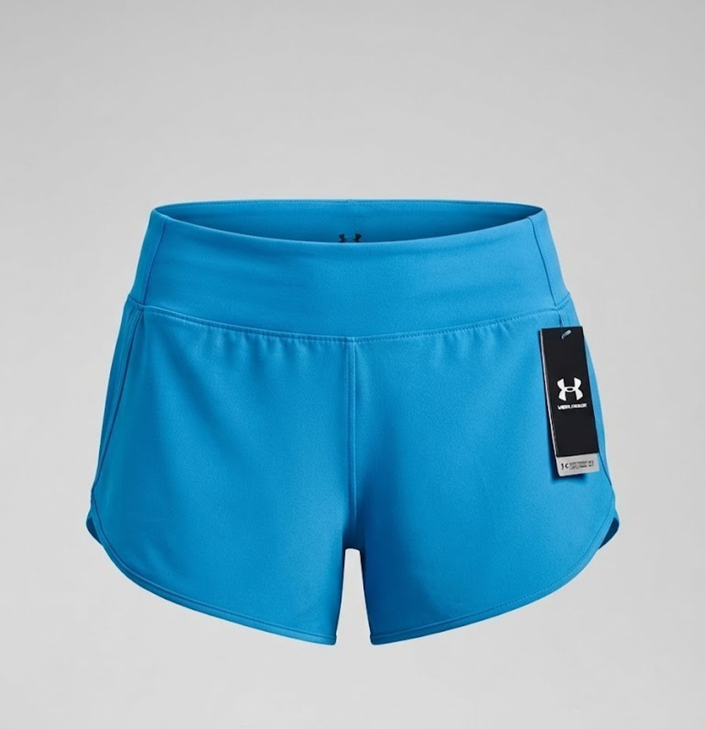 New With Tags Under Armour UA Launch Pro 3" Women’s Athletic Shorts Blue Size XL